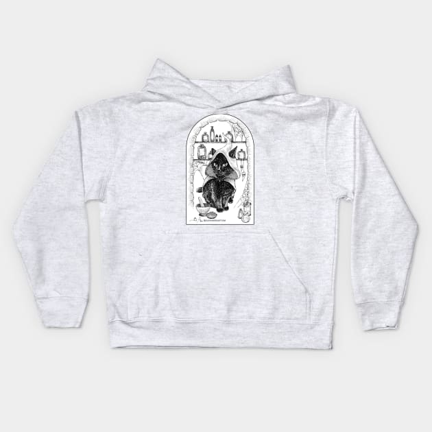 INKittens: Apothecary Kids Hoodie by Clockwork Art